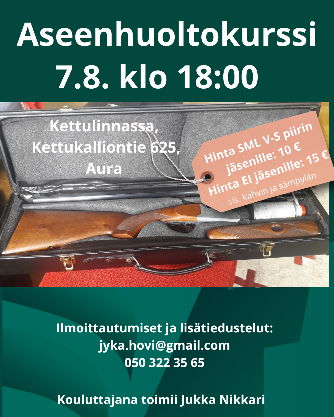 Aseenhuoltokurssi