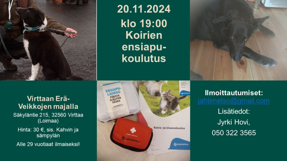 Koirien ea koulutus